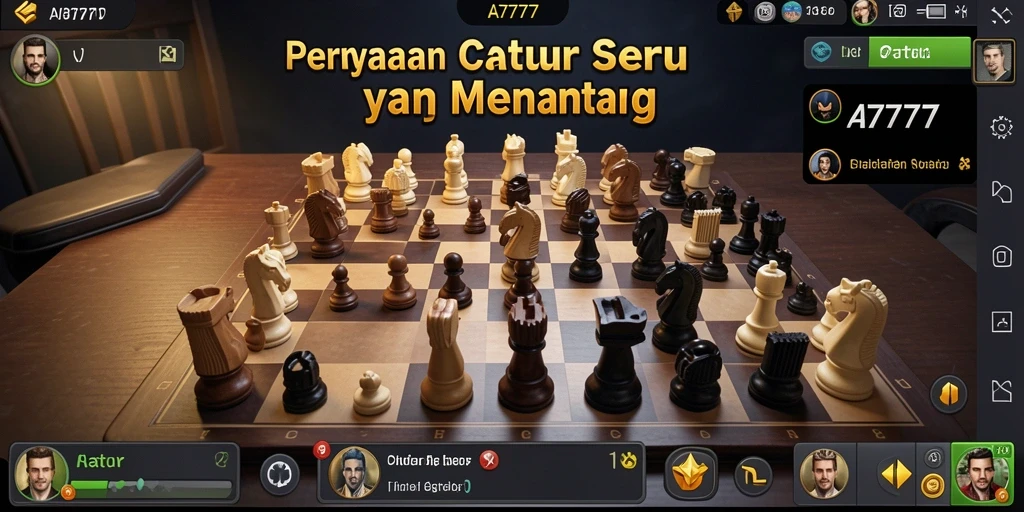 Antarmuka permainan A7777 yang menarik dan fungsional.