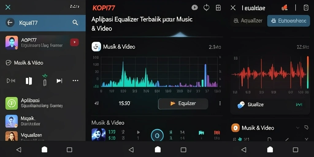 Tampilan antarmuka KOPI77 yang intuitif dan menarik.