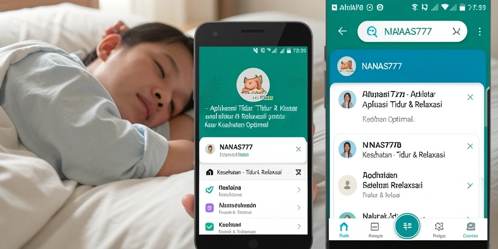 Antarmuka NANAS777 yang menenangkan dan intuitif untuk Tidur & Relaksasi.