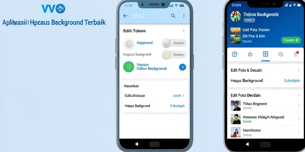 Tampilan antarmuka VV62 yang modern dan mudah digunakan untuk Hapus Background.